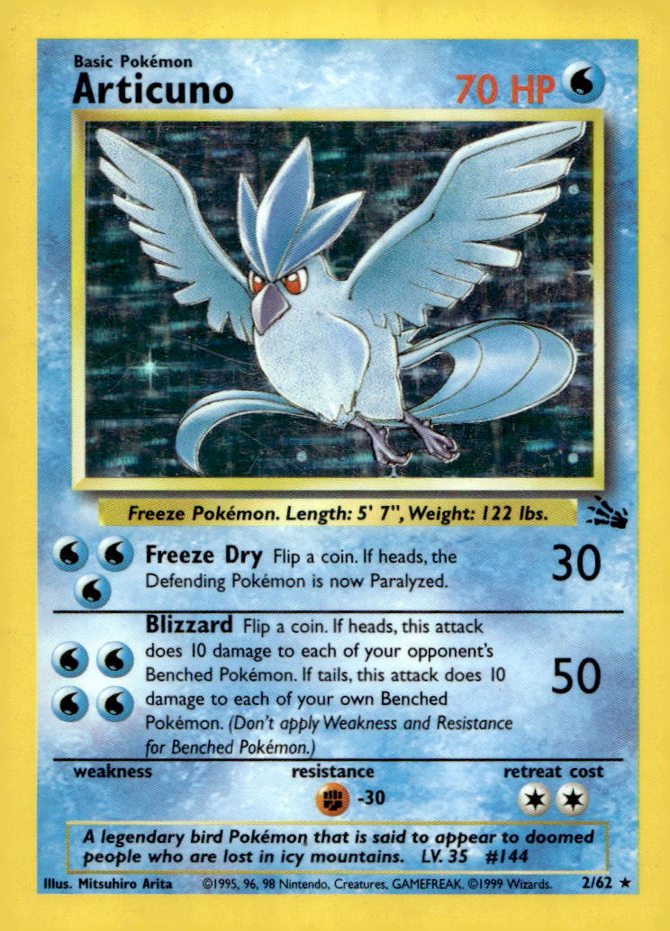 Articuno (2) FO 02/62 HP