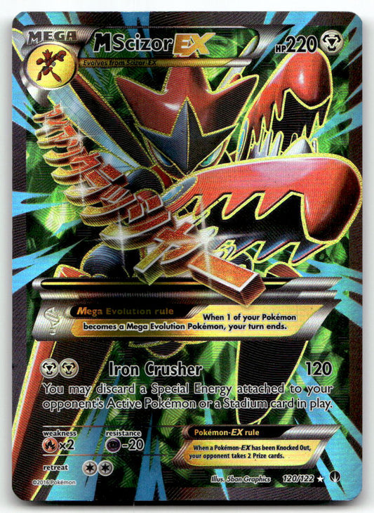 M Scizor EX (Full Art) BKP 120/122 MP