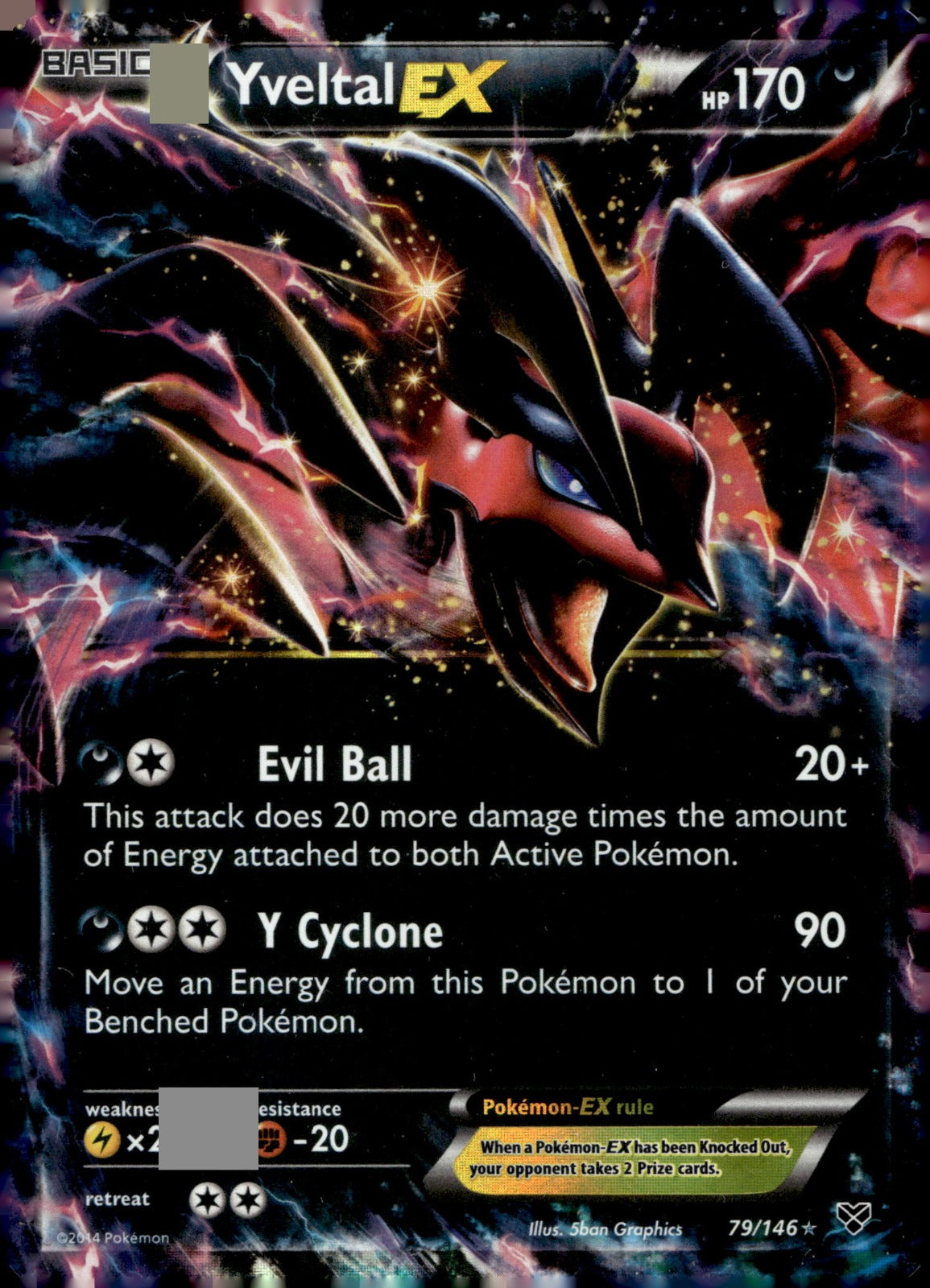 Yveltal EX XY 79/146 NM