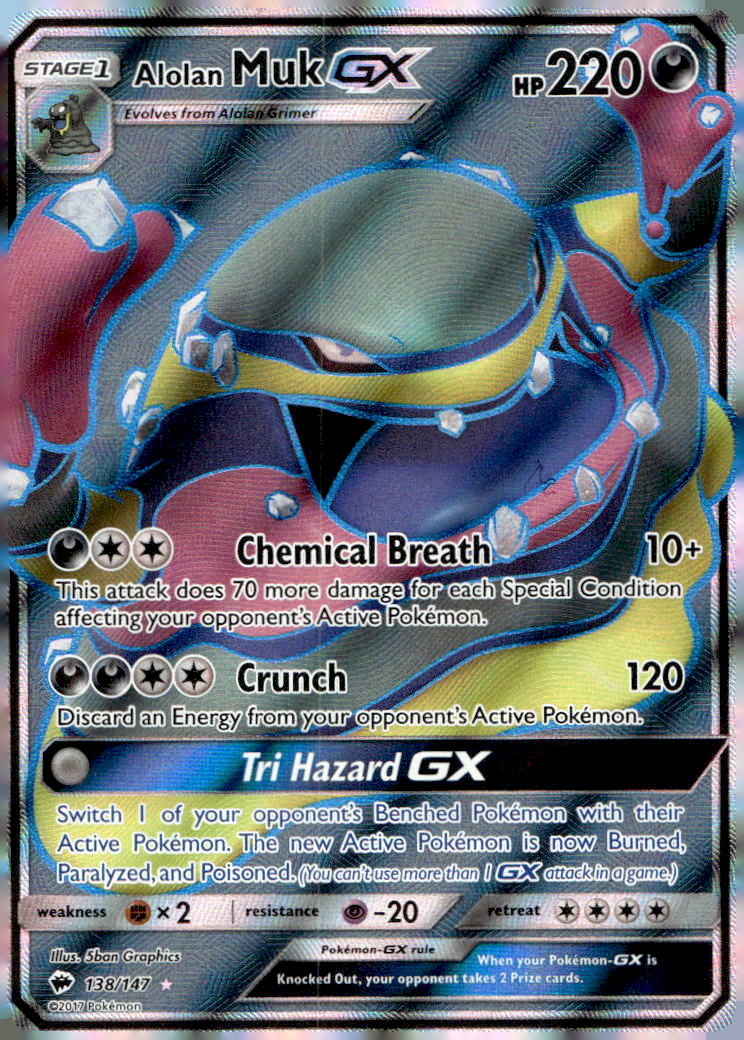 Alolan Muk GX (Full Art) SM03 138/147 LP