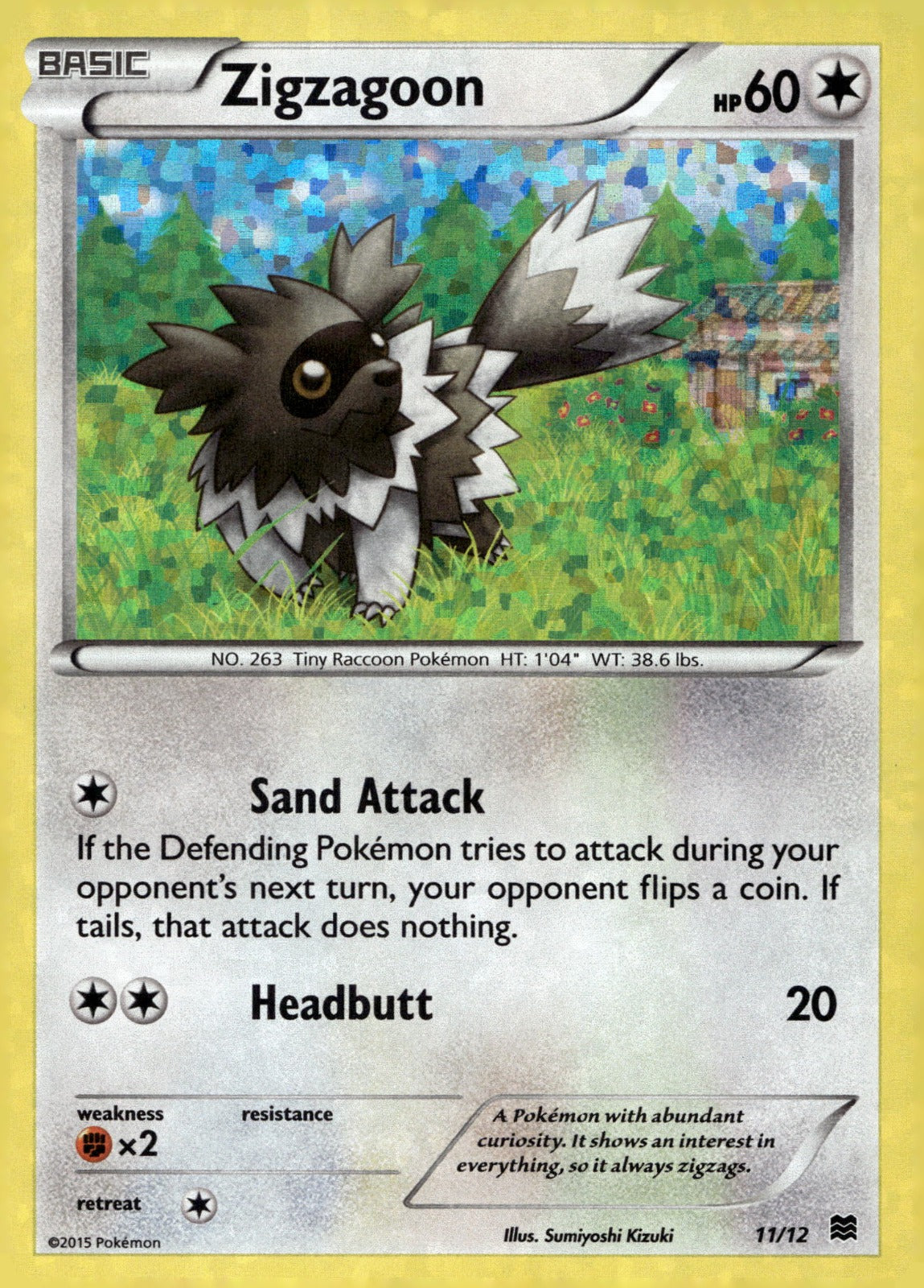 Zigzagoon M15 011/012 LP