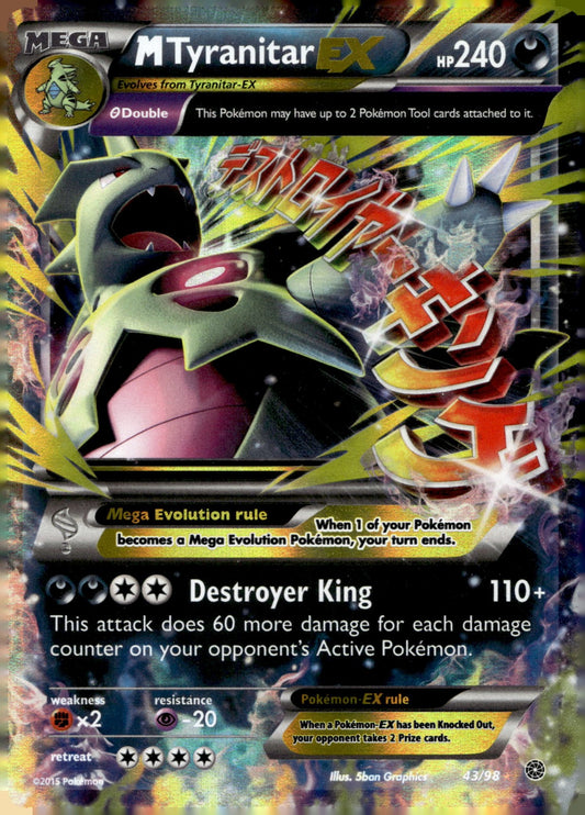 M Tyranitar EX AOR 43/98 MP