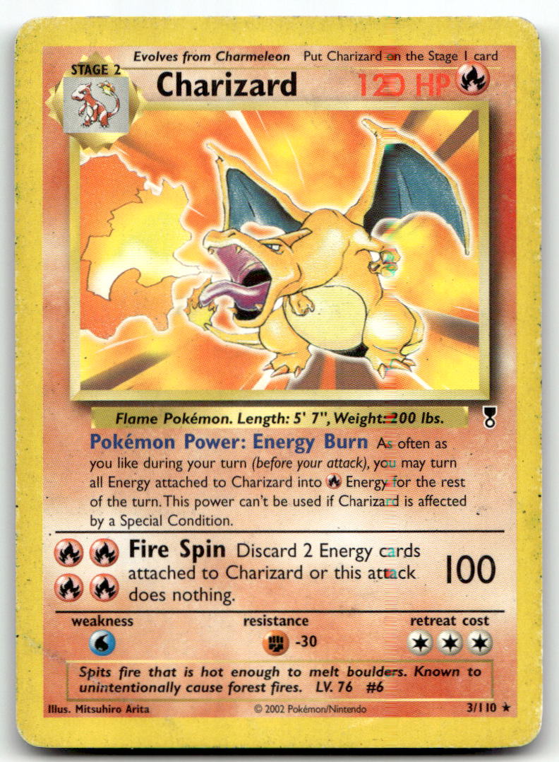 Charizard (WotC Legendary Collection) PR 003/110 MP