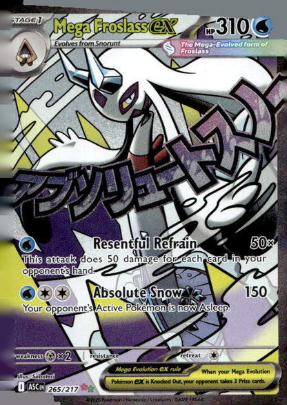 Mega Froslass ex ASC 265/217 NM