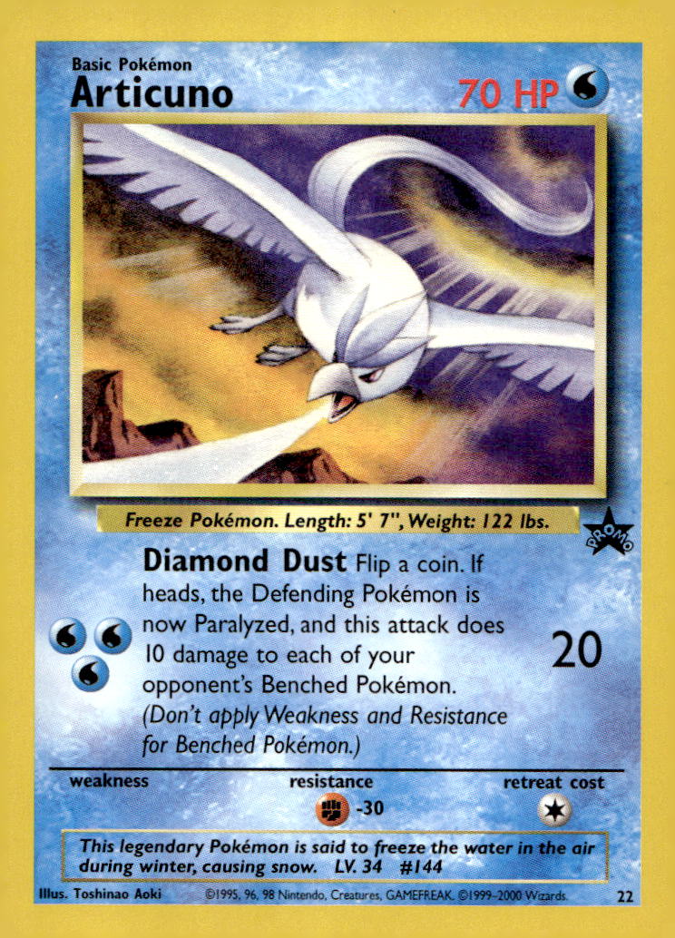 Articuno (22) PR 22/53 NM