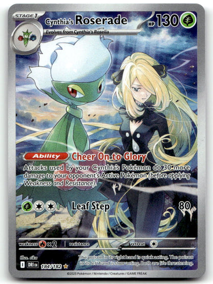 Cynthia's Roserade DRI 184/182 NM