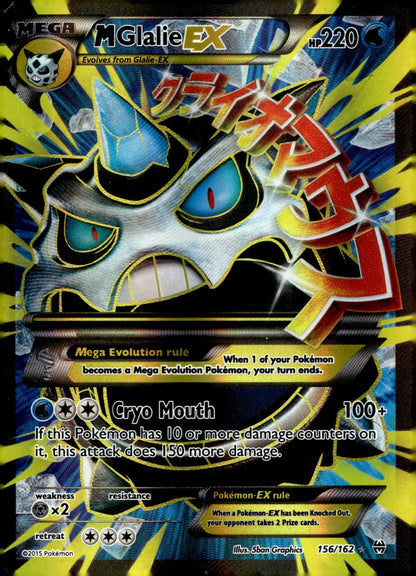 M Glalie EX (Full Art) BKT 156/162 MP