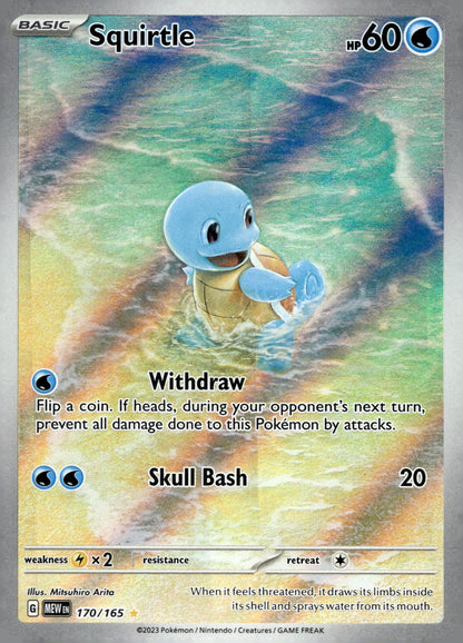 Squirtle MEW 170/165 NM