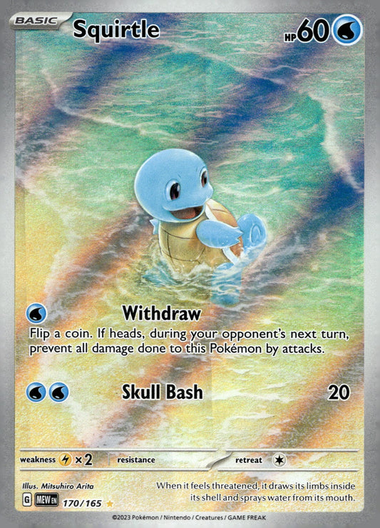 Squirtle MEW 170/165 NM