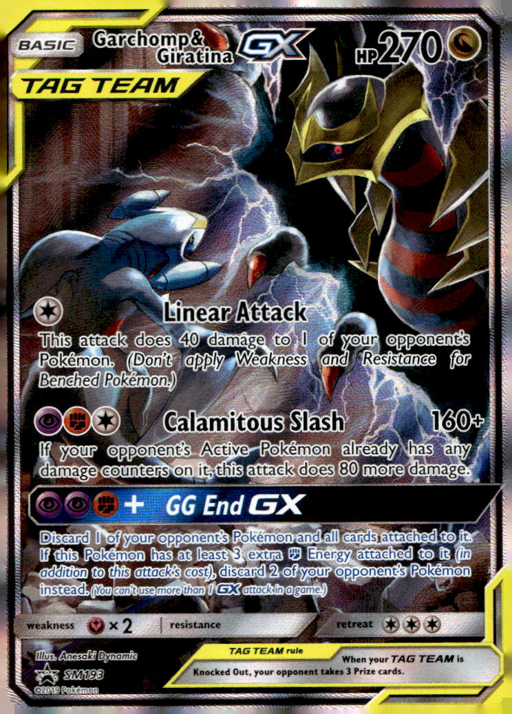 Garchomp & Giratina GX SMP SM193 LP