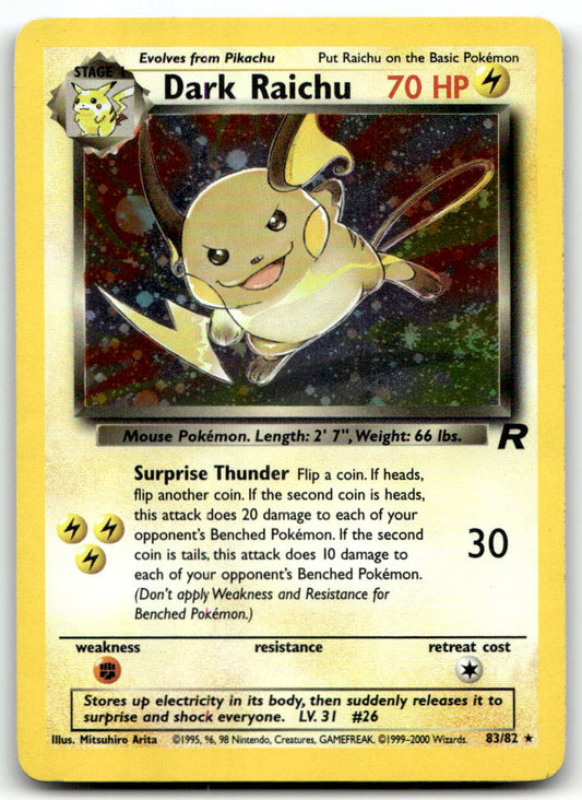 Dark Raichu TR 83/82 MP