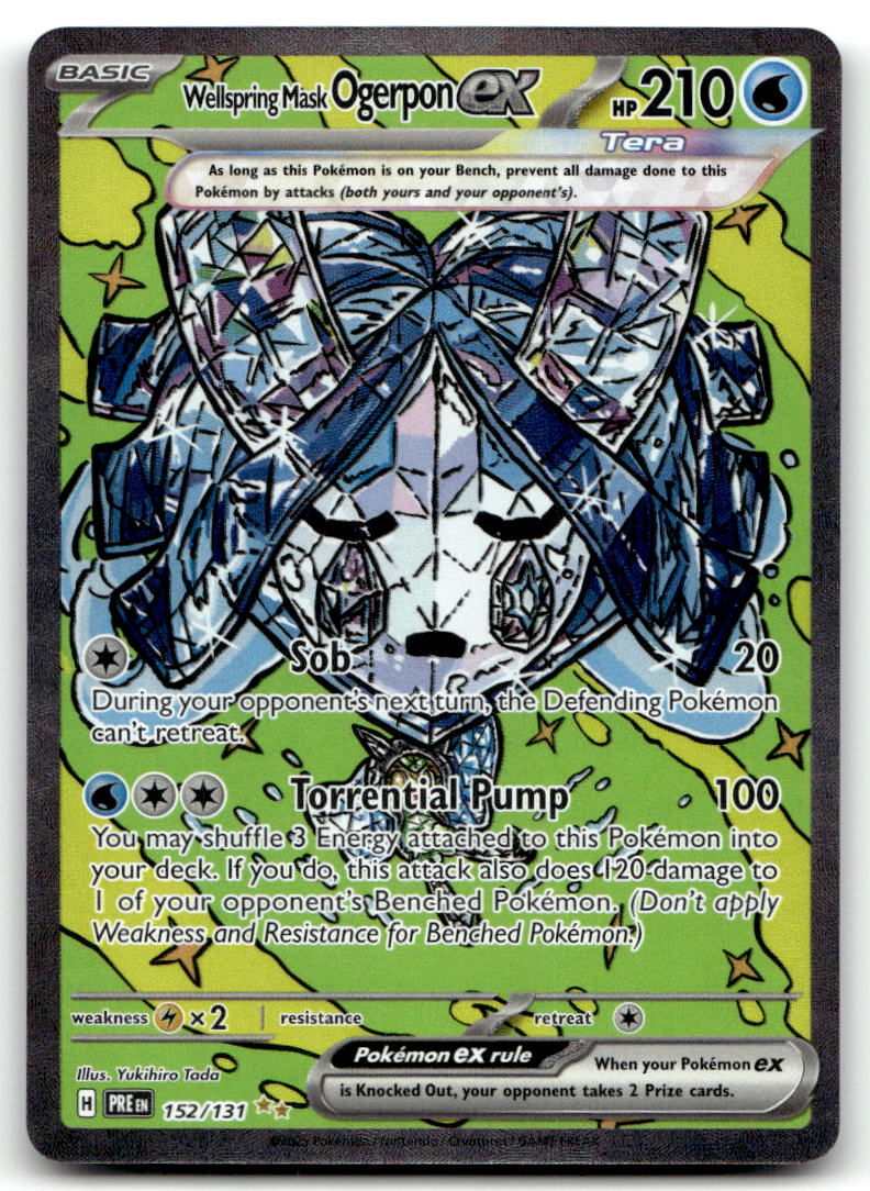 Wellspring Mask Ogerpon ex PRE 152/131 NM