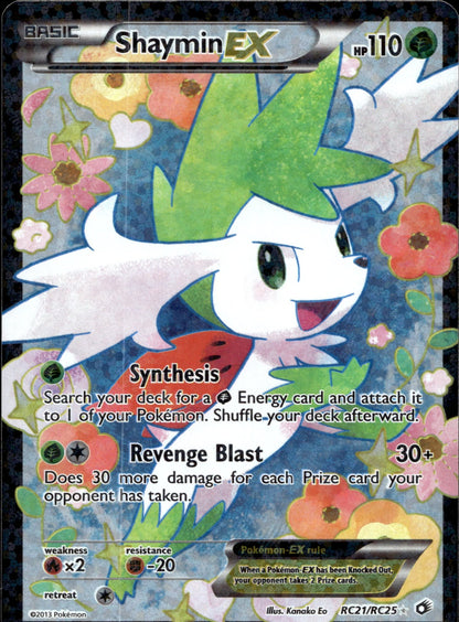 Shaymin EX (Full Art) LTR RC21/RC25 NM