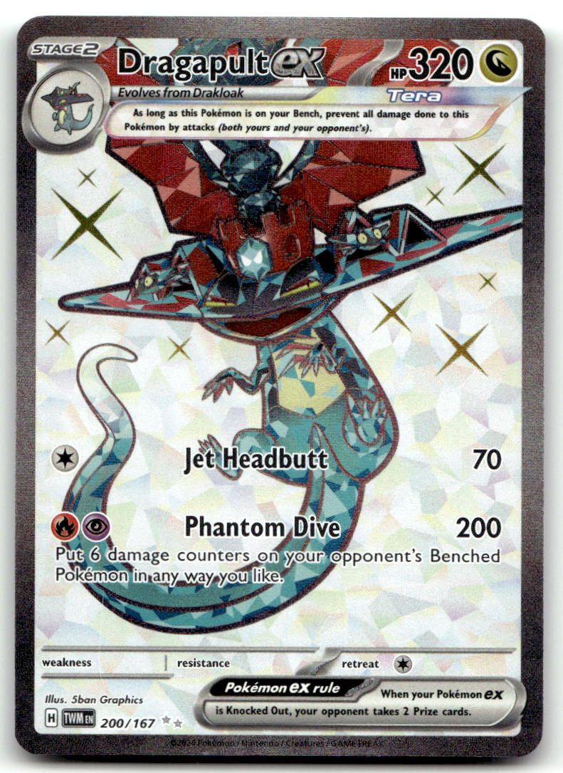 Dragapult ex TWM 200/167 NM
