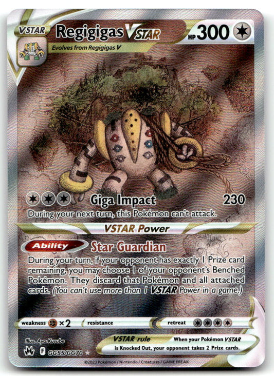 Regigigas VSTAR CRZ:GG GG55/GG70 NM