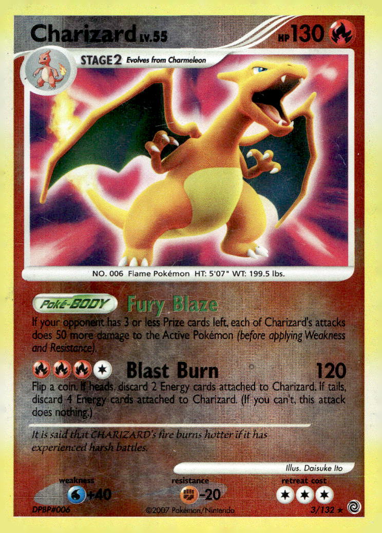 Charizard SW 3/132 HP