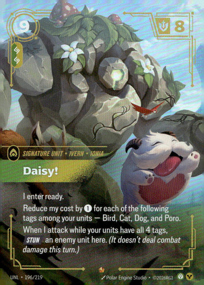 Daisy! UNL 196/219 Epic NM