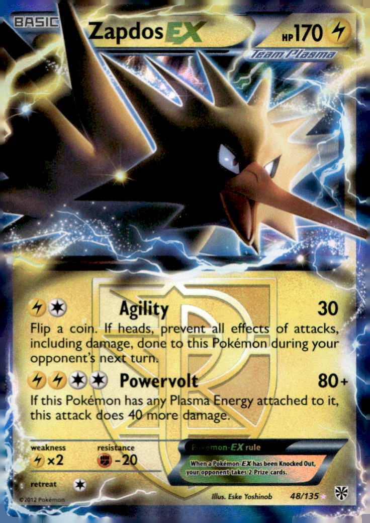 Zapdos EX (Team Plasma) PLS 48/135 NM