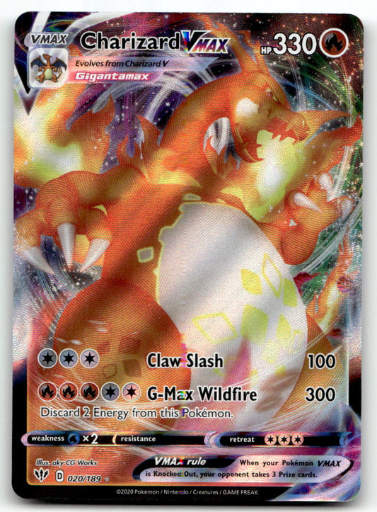 Charizard VMAX SWSH03 020/189 NM