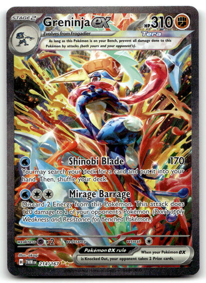 Greninja ex TWM 214/167 NM