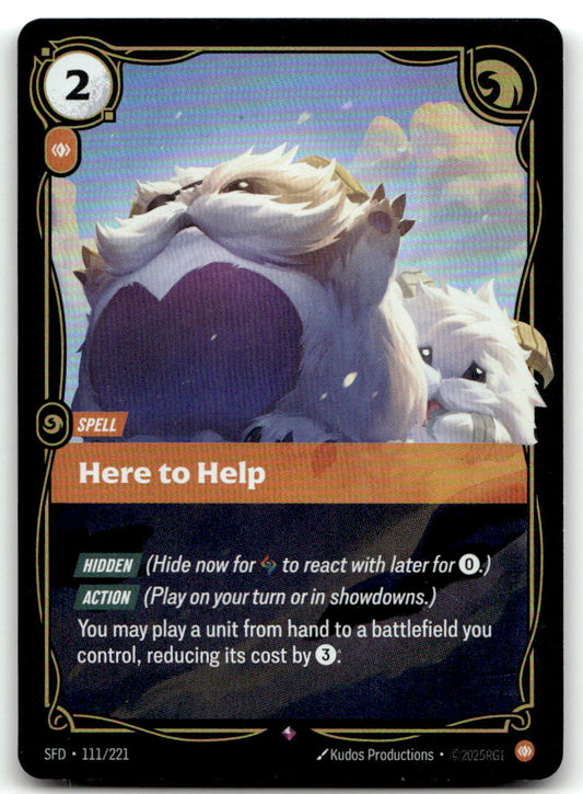 Here to Help SFD 111/221 Rare NM