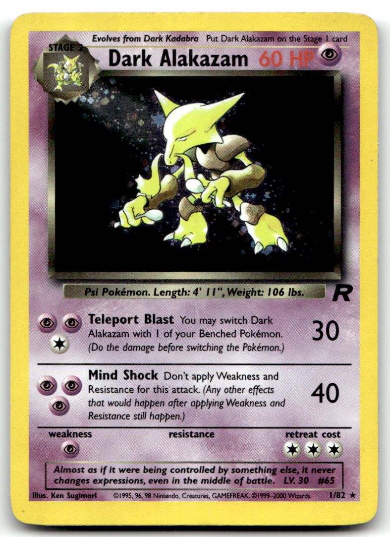 Dark Alakazam (1) TR 01/82 LP