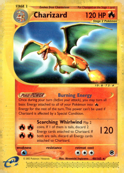 Charizard (40) EX 040/165 HP