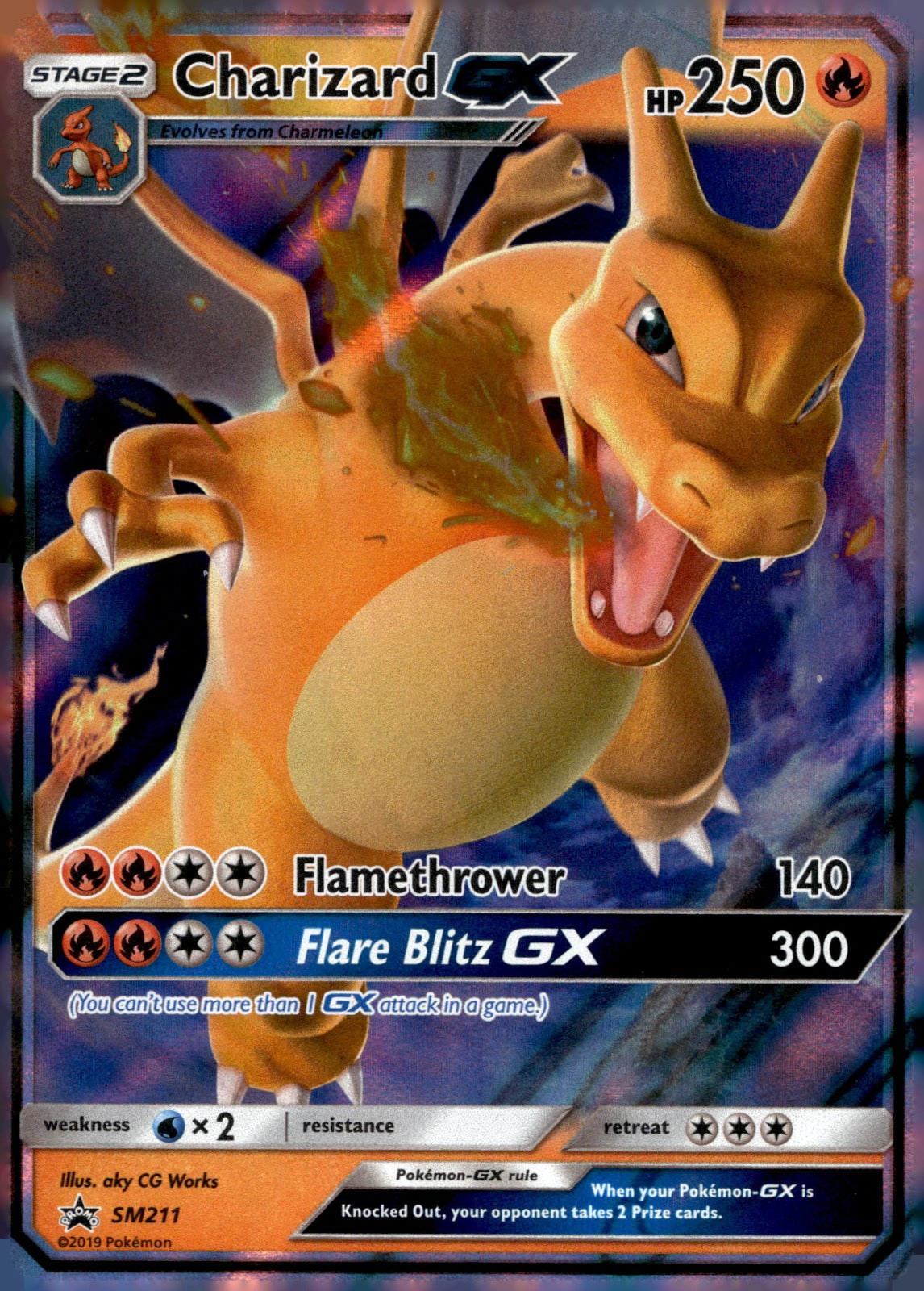 Charizard GX SMP SM211 NM
