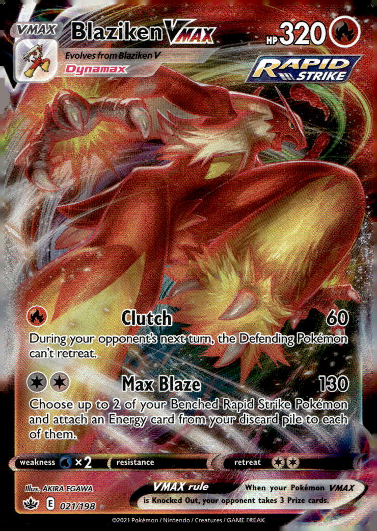 Blaziken VMAX SWSH06 021/198 MP