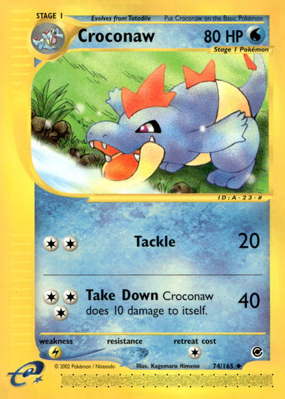 Croconaw EX 074/165 NM