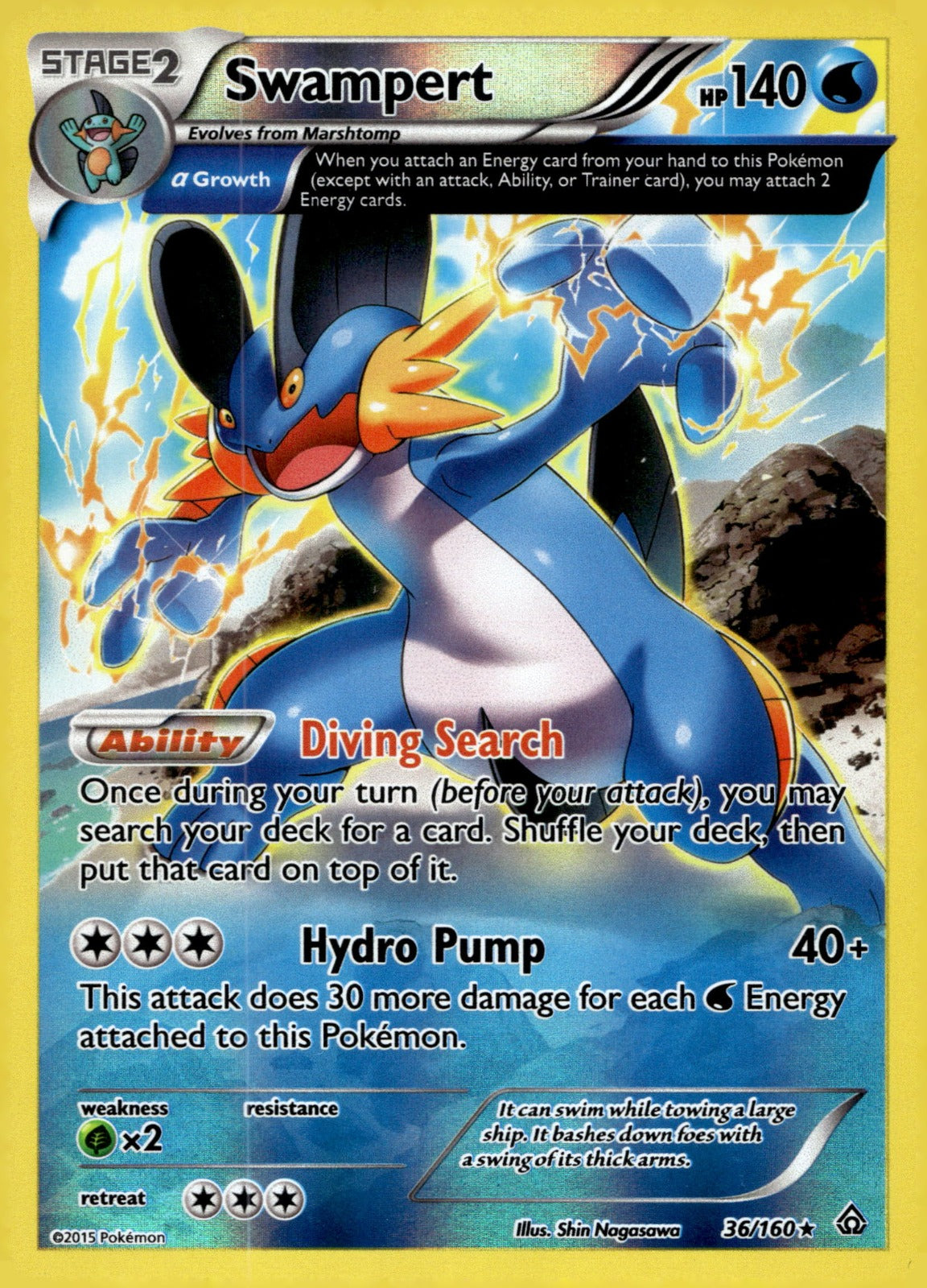Swampert (Alpha) PRC 36/160 NM