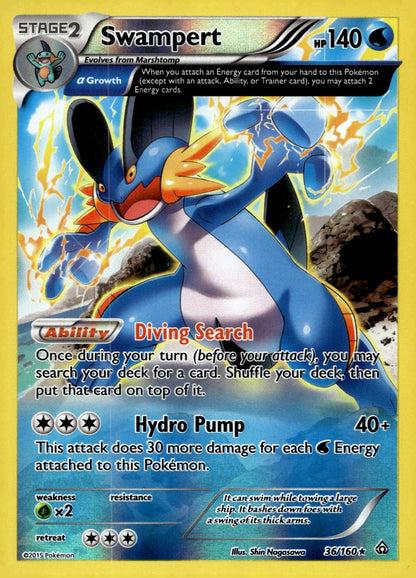 Swampert (Alpha) PRC 36/160 NM