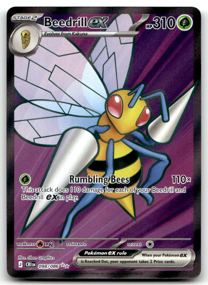 Beedrill ex CRI 098/086 NM