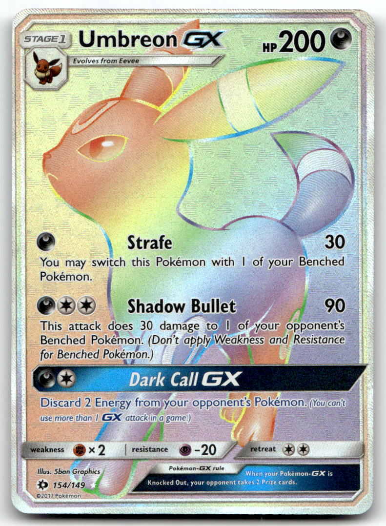 Umbreon GX (Secret) SM01 154/149 NM