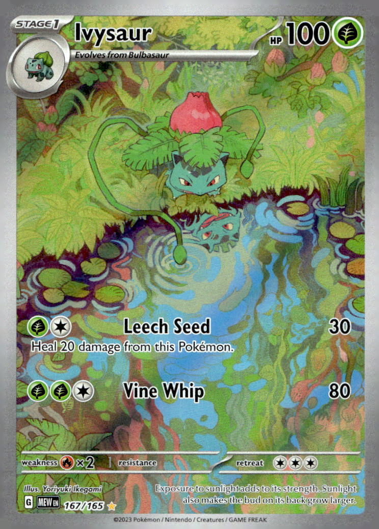 Ivysaur MEW 167/165 NM