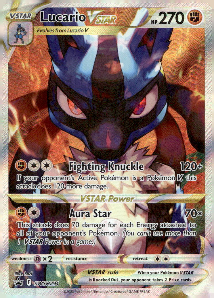 Lucario VSTAR SWSD SWSH291 NM