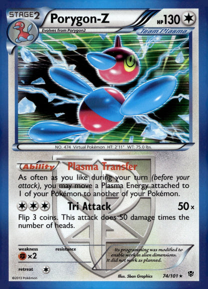 Porygon-Z (Team Plasma) PLB 74/101 LP