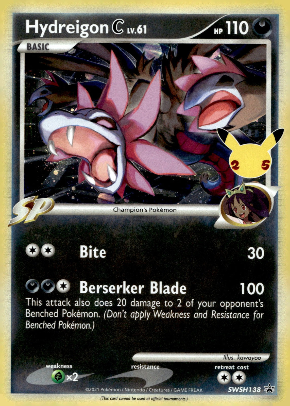 Hydreigon C lv.61 SWSD SWSH138 NM