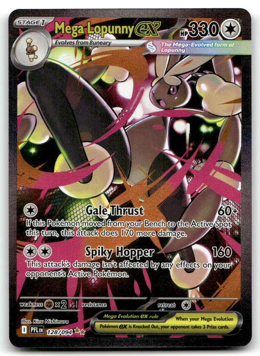 Mega Lopunny ex - PFL 128/094 NM