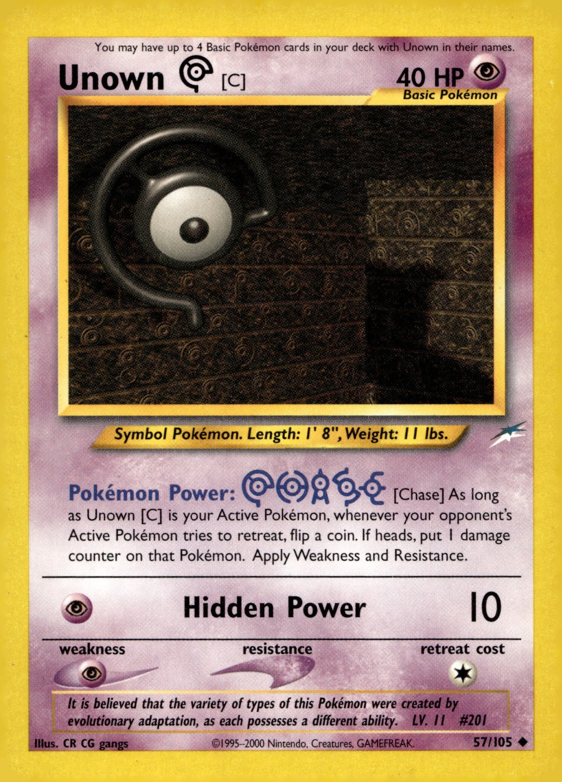 Unown [C] N4 057/105 LP