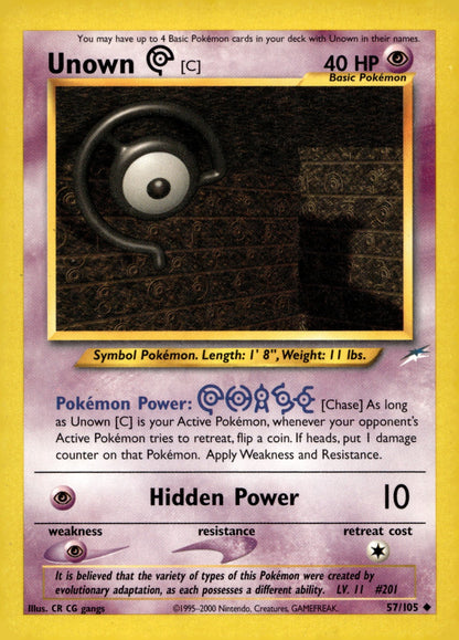 Unown [C] N4 057/105 LP