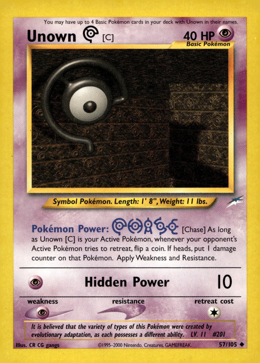 Unown [C] N4 057/105 LP