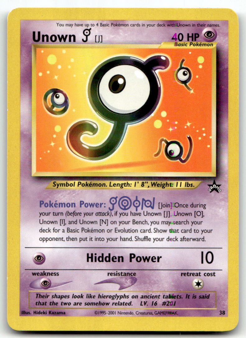 Unown [J] PR 38/53 MP