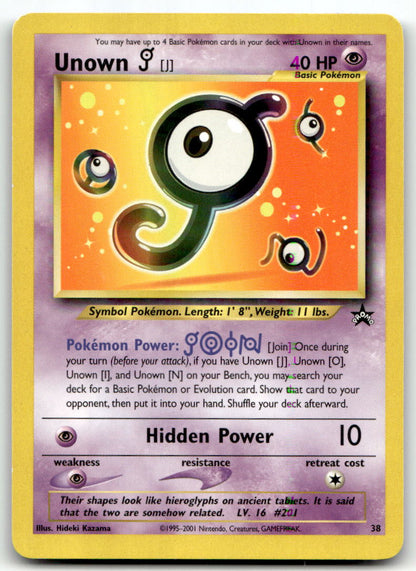 Unown [J] PR 38/53 MP