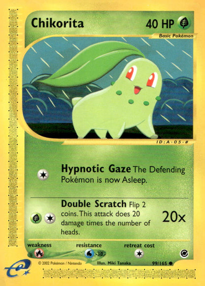 Chikorita (99) EX 099/165 NM