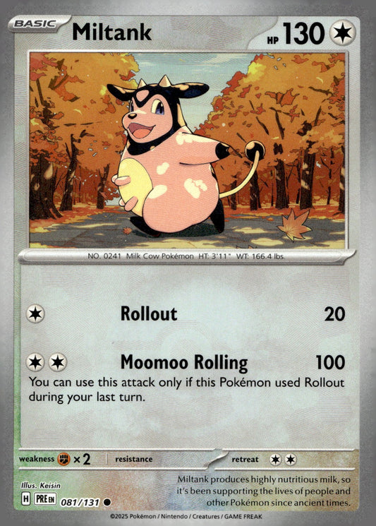 Miltank (Poke Ball Pattern) PRE 081/131 NM