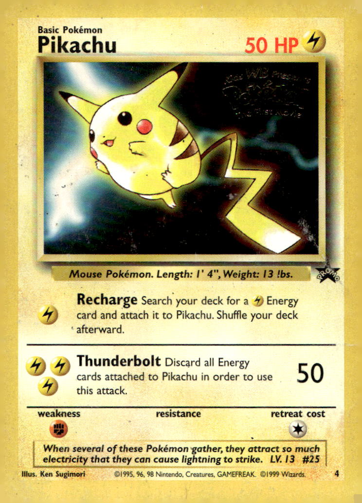 Pikachu (Movie) PWCP 4 HP