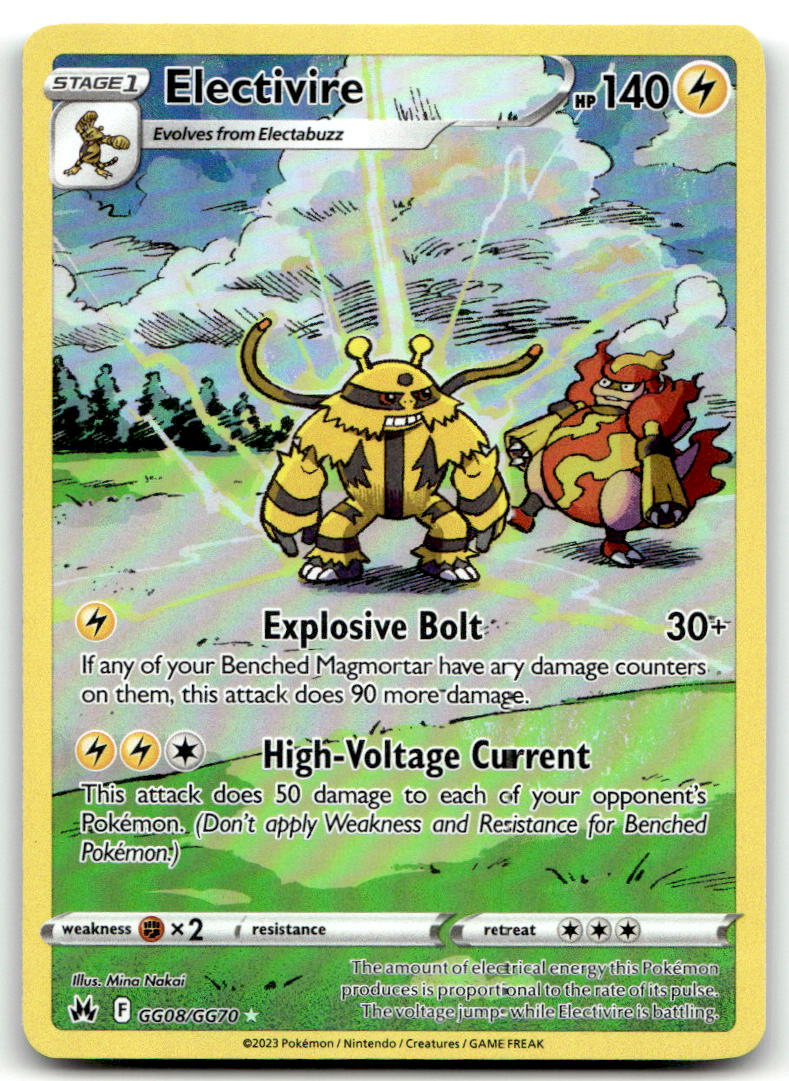 Electivire CRZ:GG GG08/GG70 NM