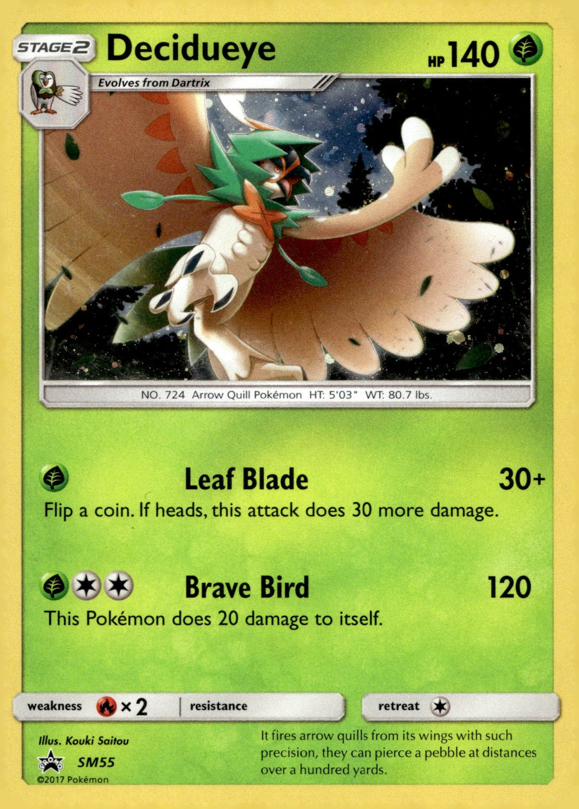 Decidueye SMP SM55 NM