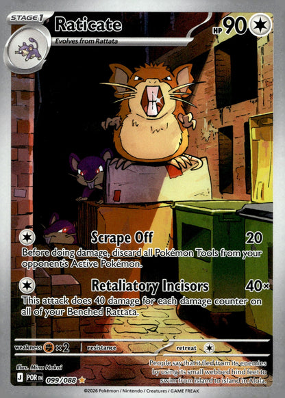 Raticate POR 099/088 NM